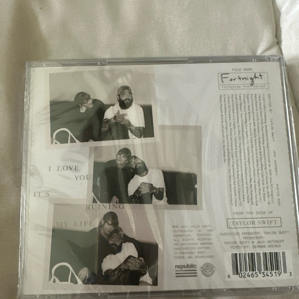 Taylor Swift featuring Post Malone Fortnite single CD sealed - Picture 5 of 7